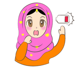 New Leena love hijab Funny Cutie sticker #11378770