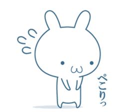 Hiroshima valve  Rabbit sticker sticker #11379110