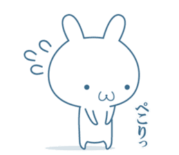 Hiroshima valve Rabbit sticker sticker #11379110