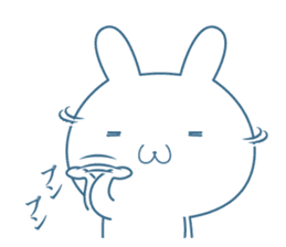 Hiroshima valve  Rabbit sticker sticker #11379111