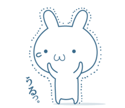 Hiroshima valve  Rabbit sticker sticker #11379114