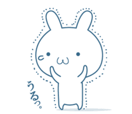 Hiroshima valve  Rabbit sticker sticker #11379114