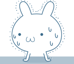 Hiroshima valve  Rabbit sticker sticker #11379115