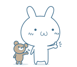 Hiroshima valve  Rabbit sticker sticker #11379116