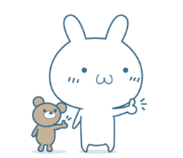 Hiroshima valve Rabbit sticker sticker #11379116