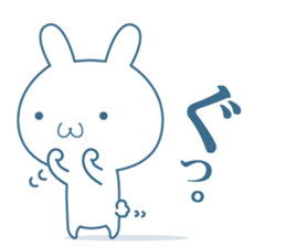 Hiroshima valve  Rabbit sticker sticker #11379117