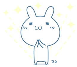 Hiroshima valve  Rabbit sticker sticker #11379124