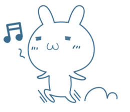 Hiroshima valve  Rabbit sticker sticker #11379127
