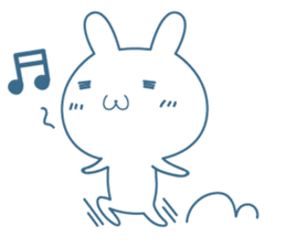 Hiroshima valve Rabbit sticker sticker #11379127