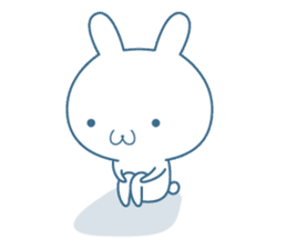 Hiroshima valve  Rabbit sticker sticker #11379134
