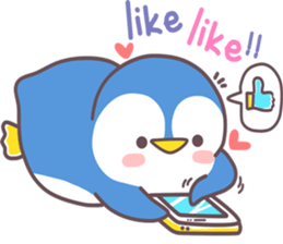 lovely...penguin sticker #11379156