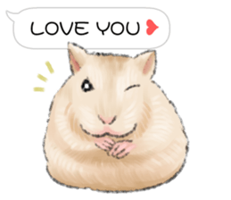 Hamsters Dialog sticker #11379222