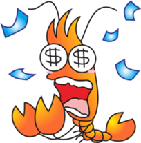 Shrimp Life sticker #11379466