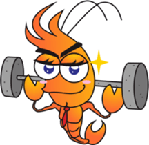 Shrimp Life sticker #11379469