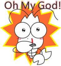 Shrimp Life sticker #11379470