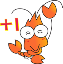 Shrimp Life sticker #11379473