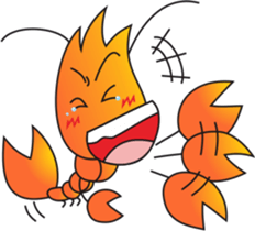 Shrimp Life sticker #11379475