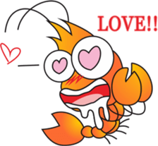 Shrimp Life sticker #11379478