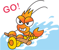 Shrimp Life sticker #11379484