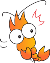 Shrimp Life sticker #11379486