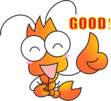 Shrimp Life sticker #11379487