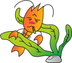 Shrimp Life sticker #11379493