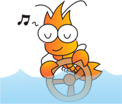 Shrimp Life sticker #11379494