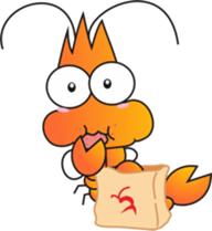 Shrimp Life sticker #11379496