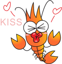 Shrimp Life sticker #11379498