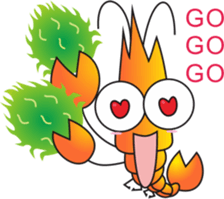 Shrimp Life sticker #11379500