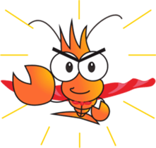 Shrimp Life sticker #11379502