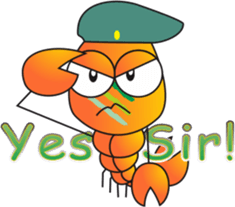 Shrimp Life sticker #11379503