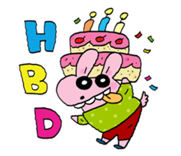 Pinky and friends sticker #11379667