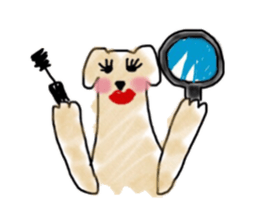 LabradorRetriver Yellow&Brown Edition sticker #11380013