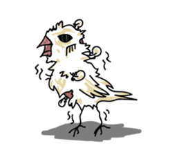 Bird - Hard Worker sticker #11380060