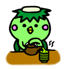 The name of the kappa called Kawamura sticker #11380355