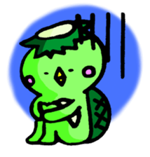 The name of the kappa called Kawamura sticker #11380357