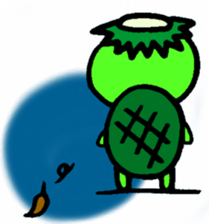 The name of the kappa called Kawamura sticker #11380359