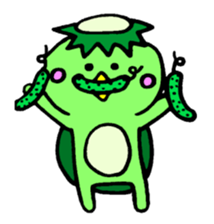 The name of the kappa called Kawamura sticker #11380381