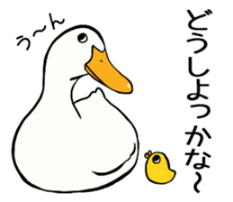 Mr. duck & Chick sticker part1 sticker #11380516