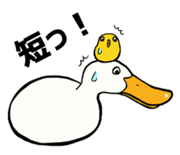Mr. duck & Chick sticker part1 sticker #11380518