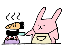 Housewife Rabbit sticker #11380624