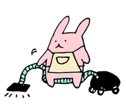 Housewife Rabbit sticker #11380625