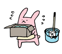 Housewife Rabbit sticker #11380630