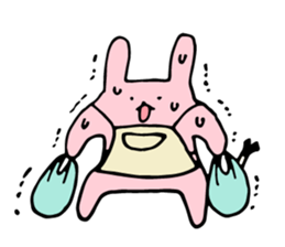 Housewife Rabbit sticker #11380634