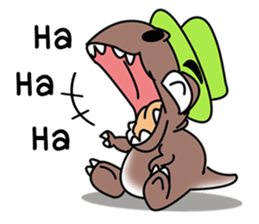 T-rex T-rak sticker #11380765