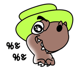 T-rex T-rak sticker #11380779