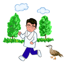 He is the chef of Yakinikuya sticker #11381477