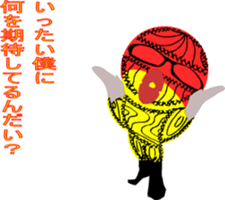 Conspicuous semitransparent man sticker #11382229
