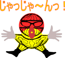 Conspicuous semitransparent man sticker #11382241